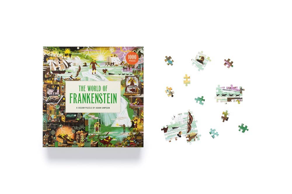 The World of Frankenstein 1000 Piece Puzzle