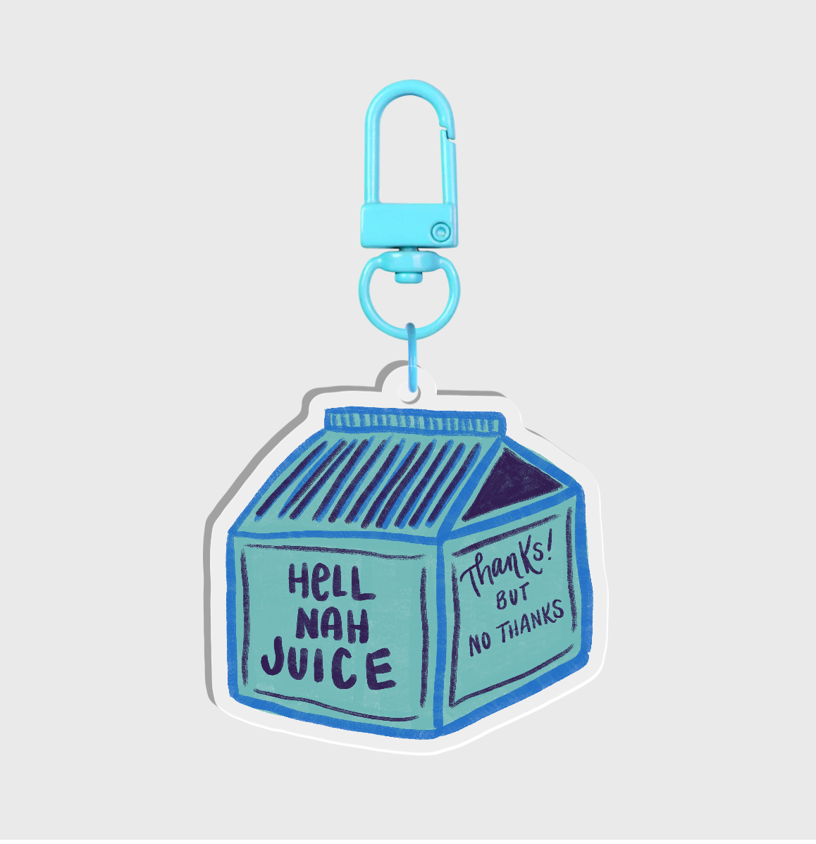 Hell Nah Keychain