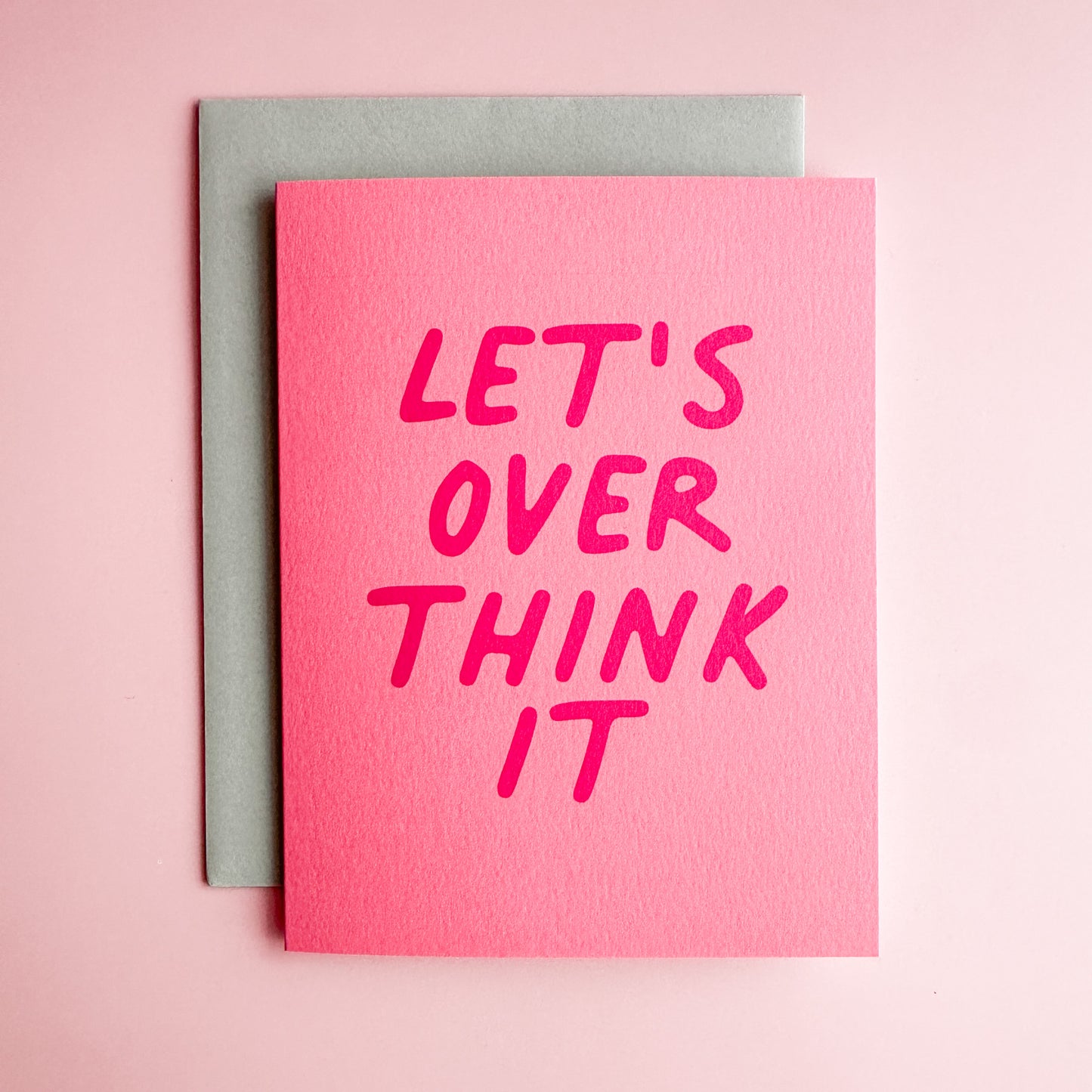 Let's Overthink It - Greeting Card