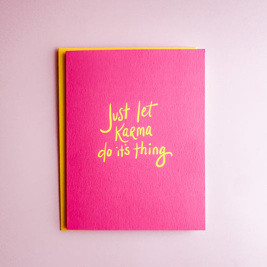 Karma - Greeting Card