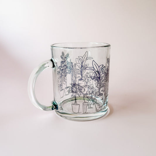 Glass Plant Mug