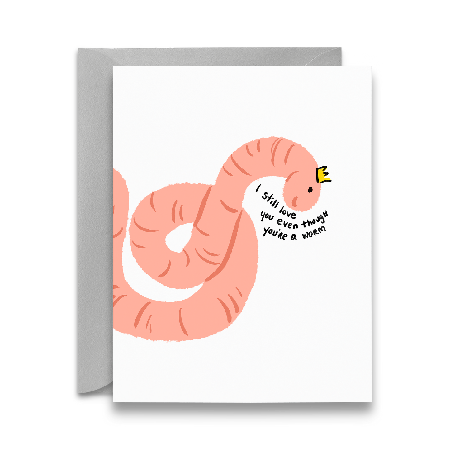 A Worm Greeting Card