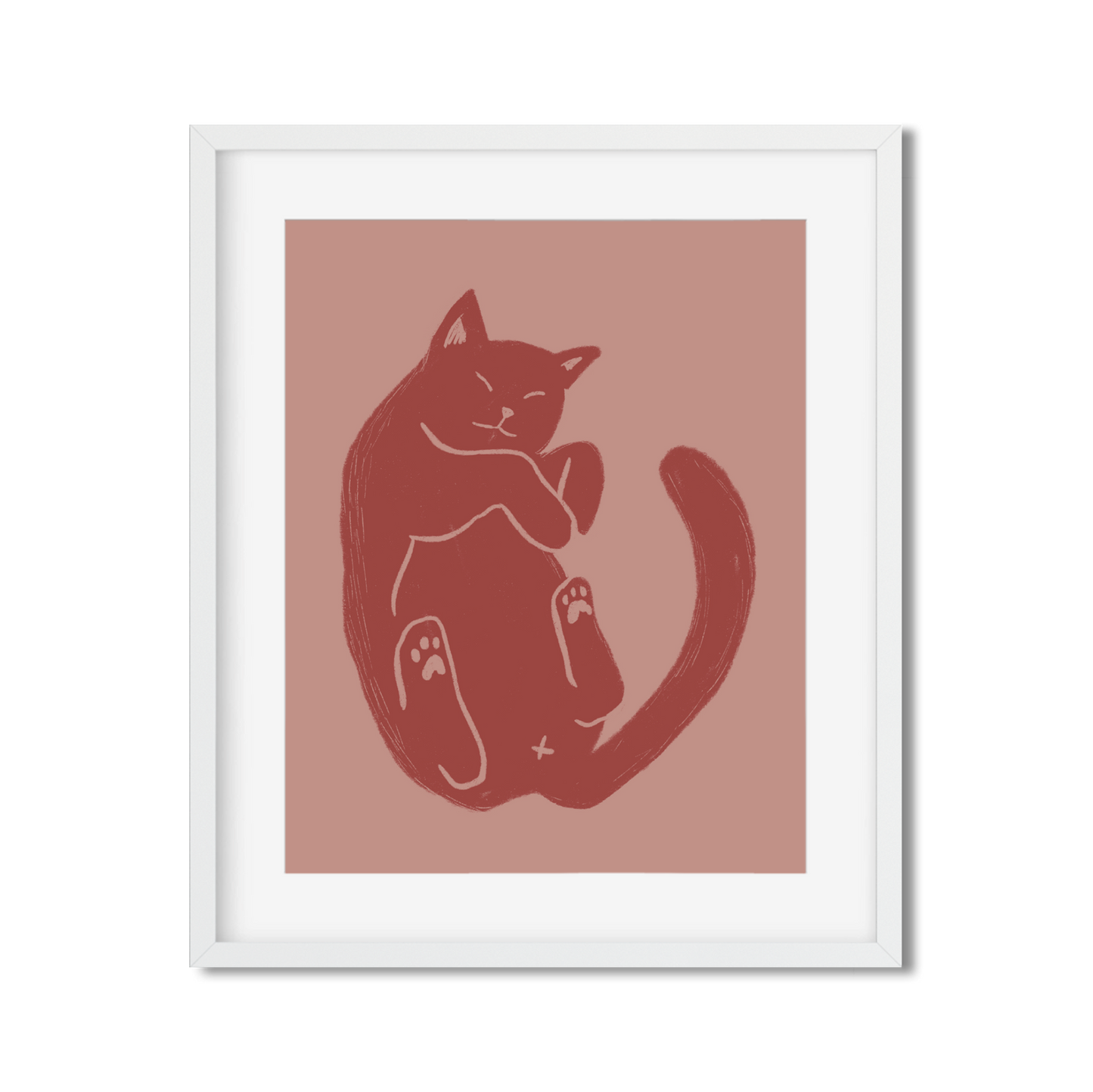 Chill Cat Art Print