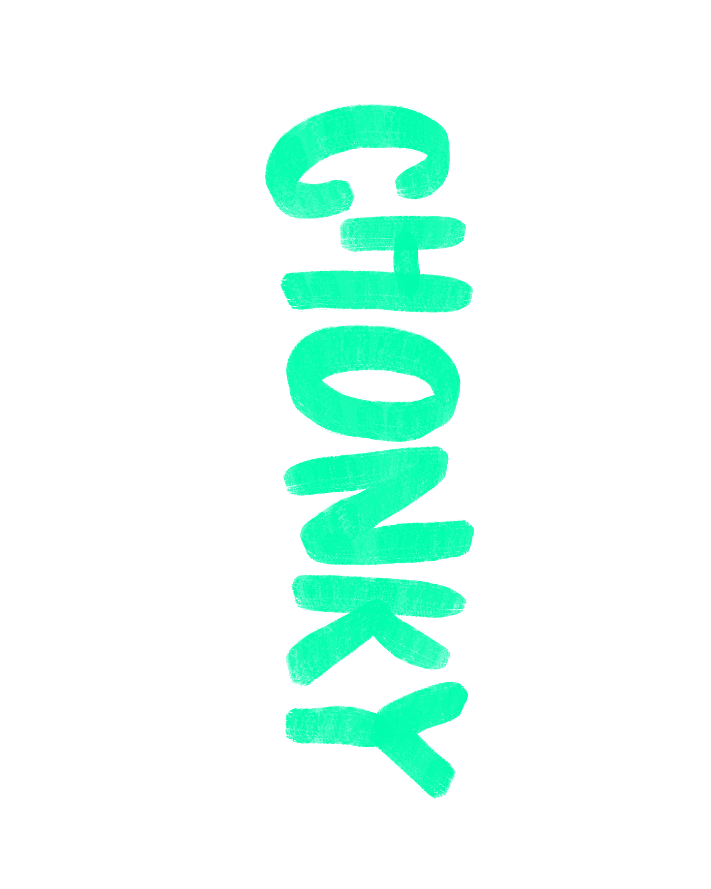 Chonky Sticker