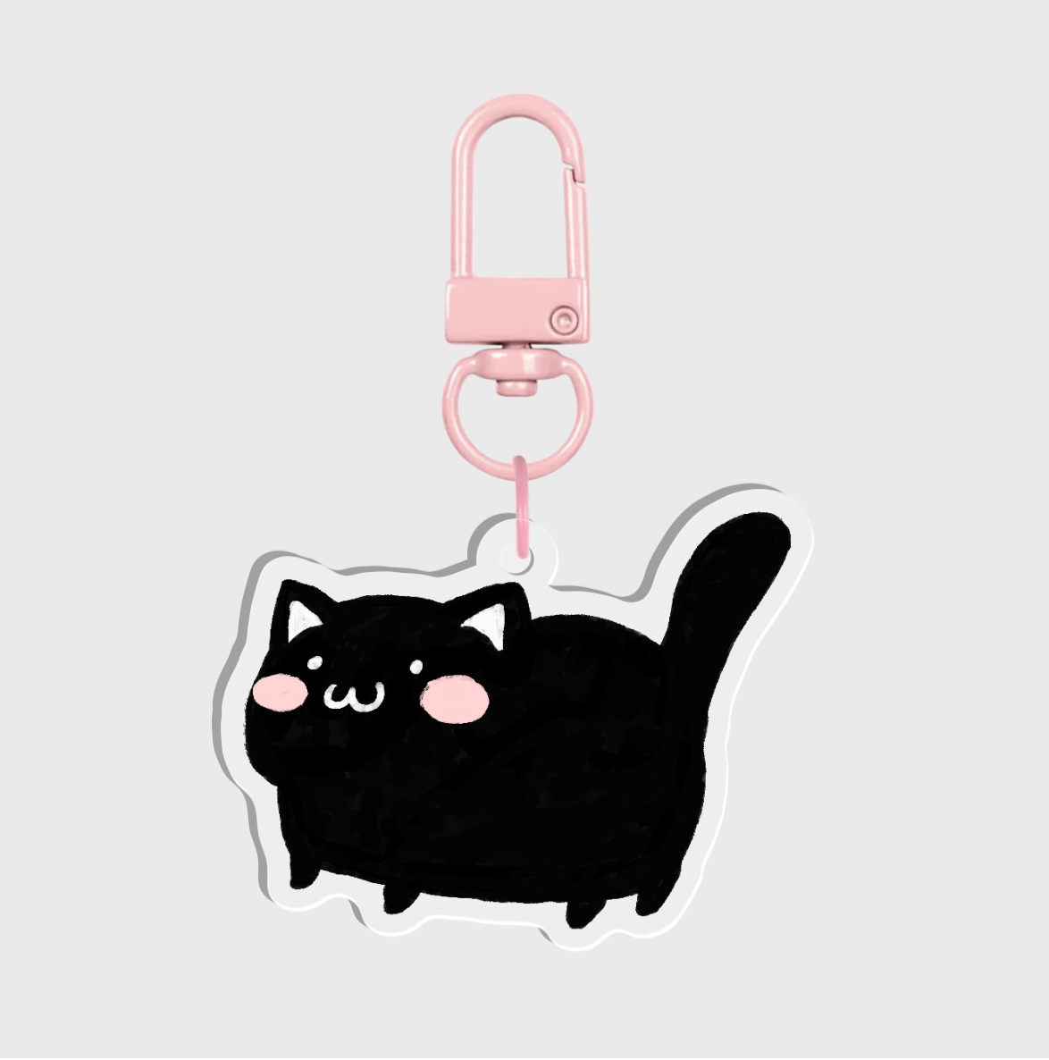 Chonky Cat Keychain