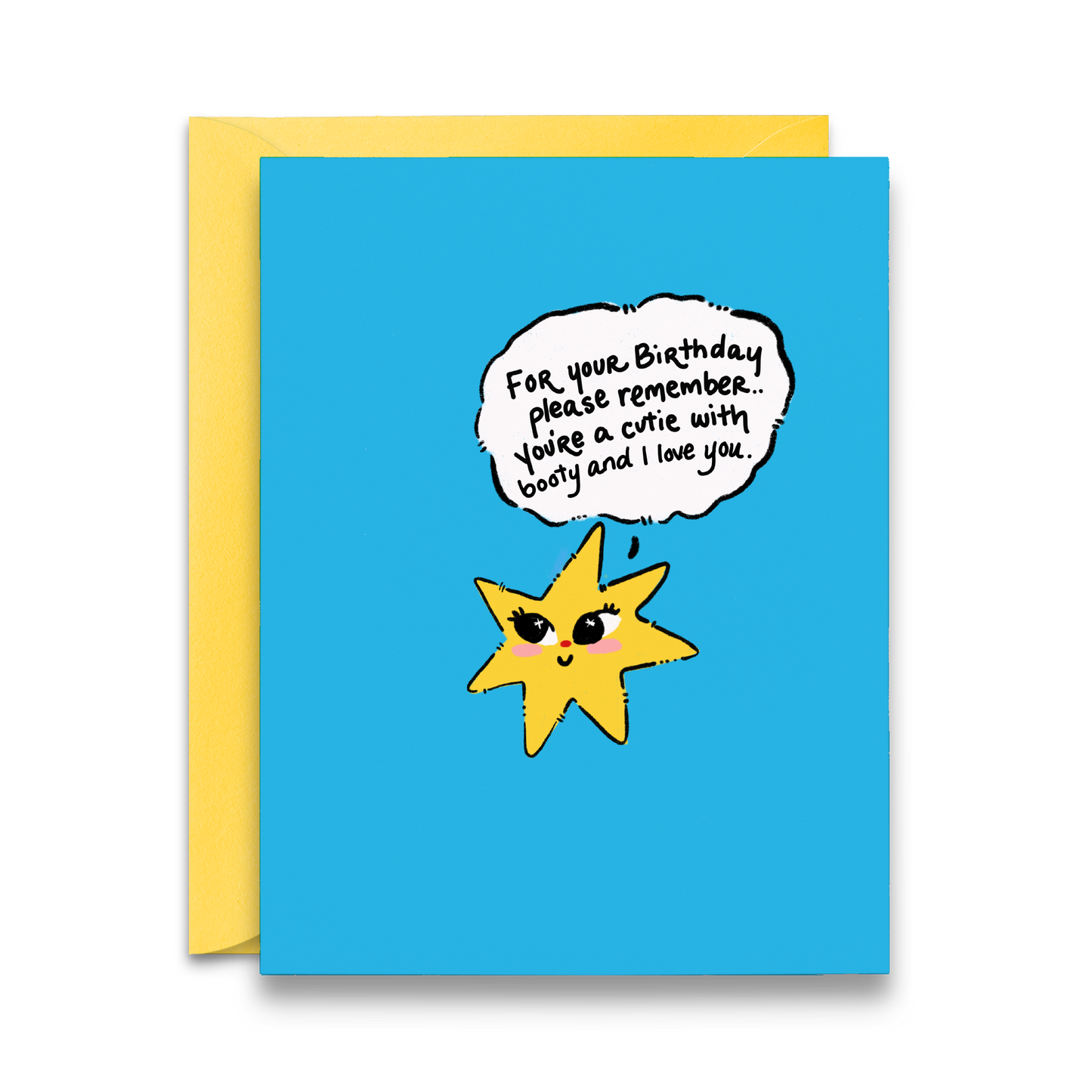 Cutie Booty Birthday Card