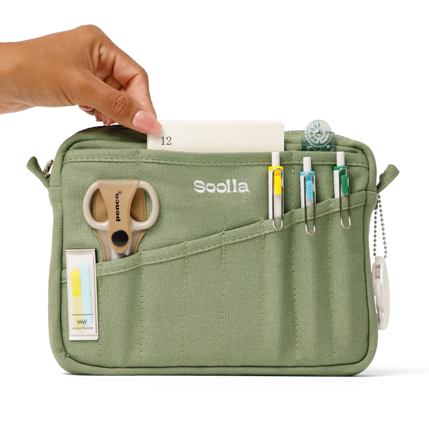 Soolla® Studio Pouch, Cinnamon (Stationery Pouch)