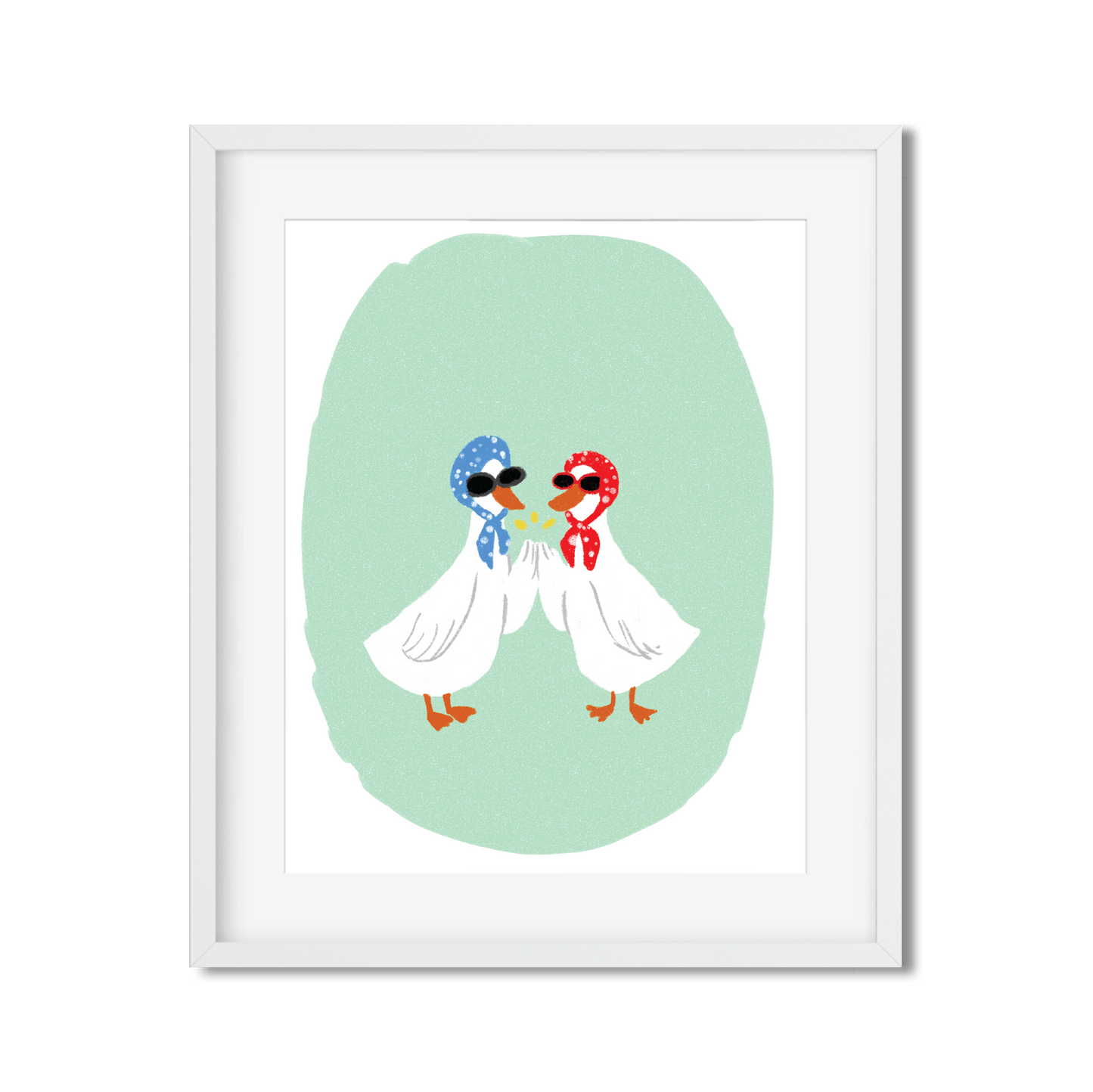 Goose Girlies - Art Print