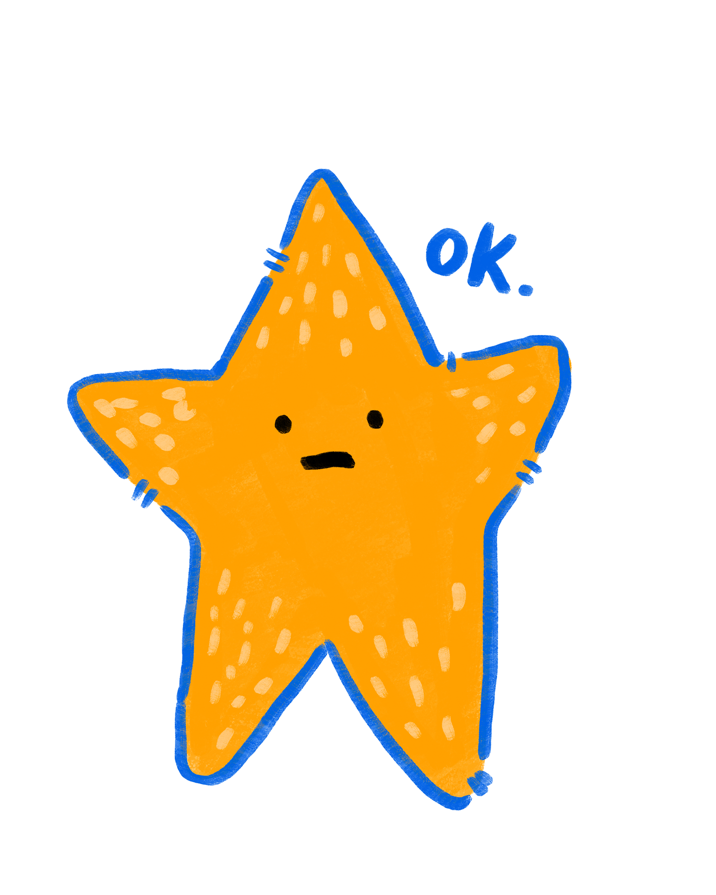 Ok Star Sticker