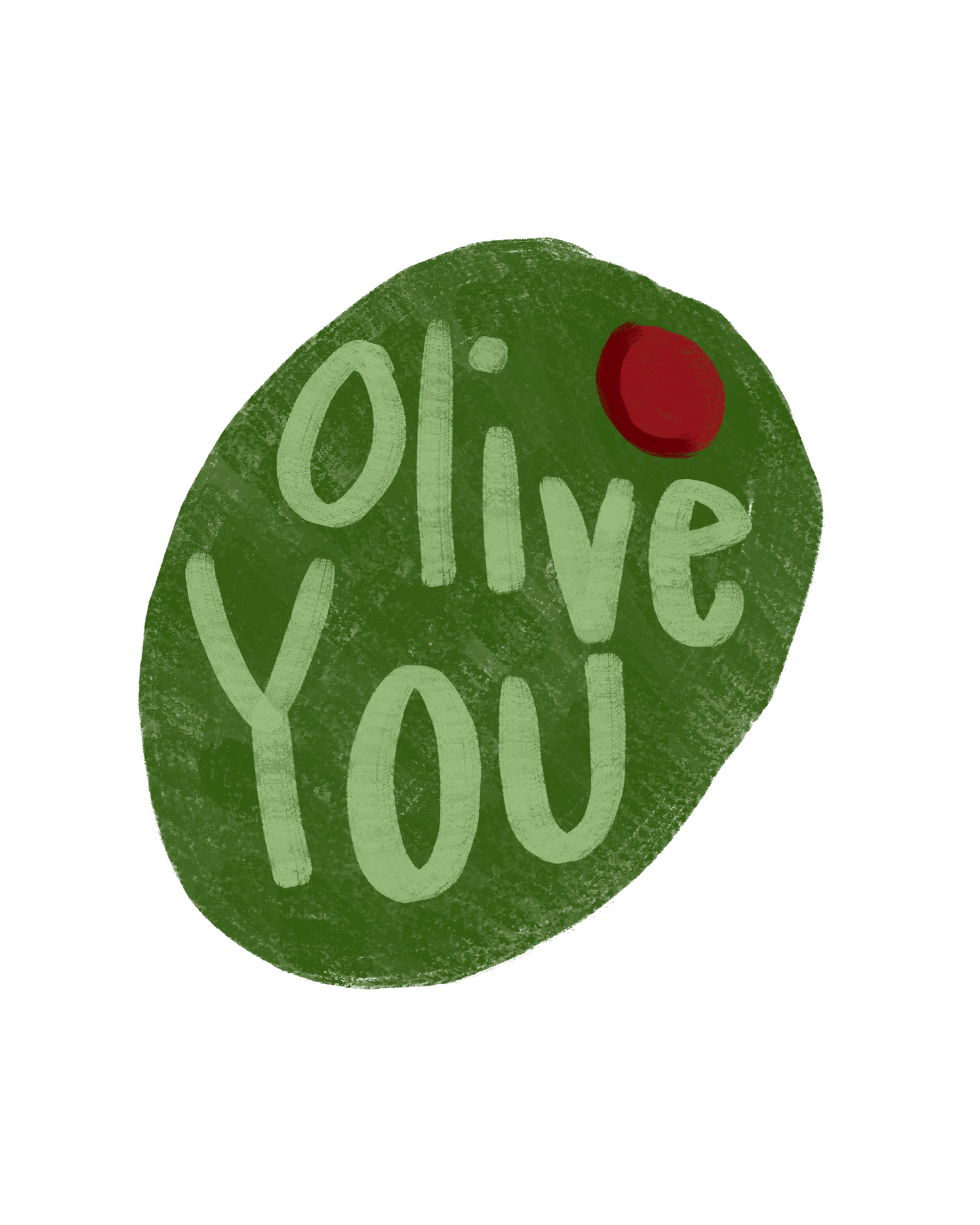 Olive You Sticker