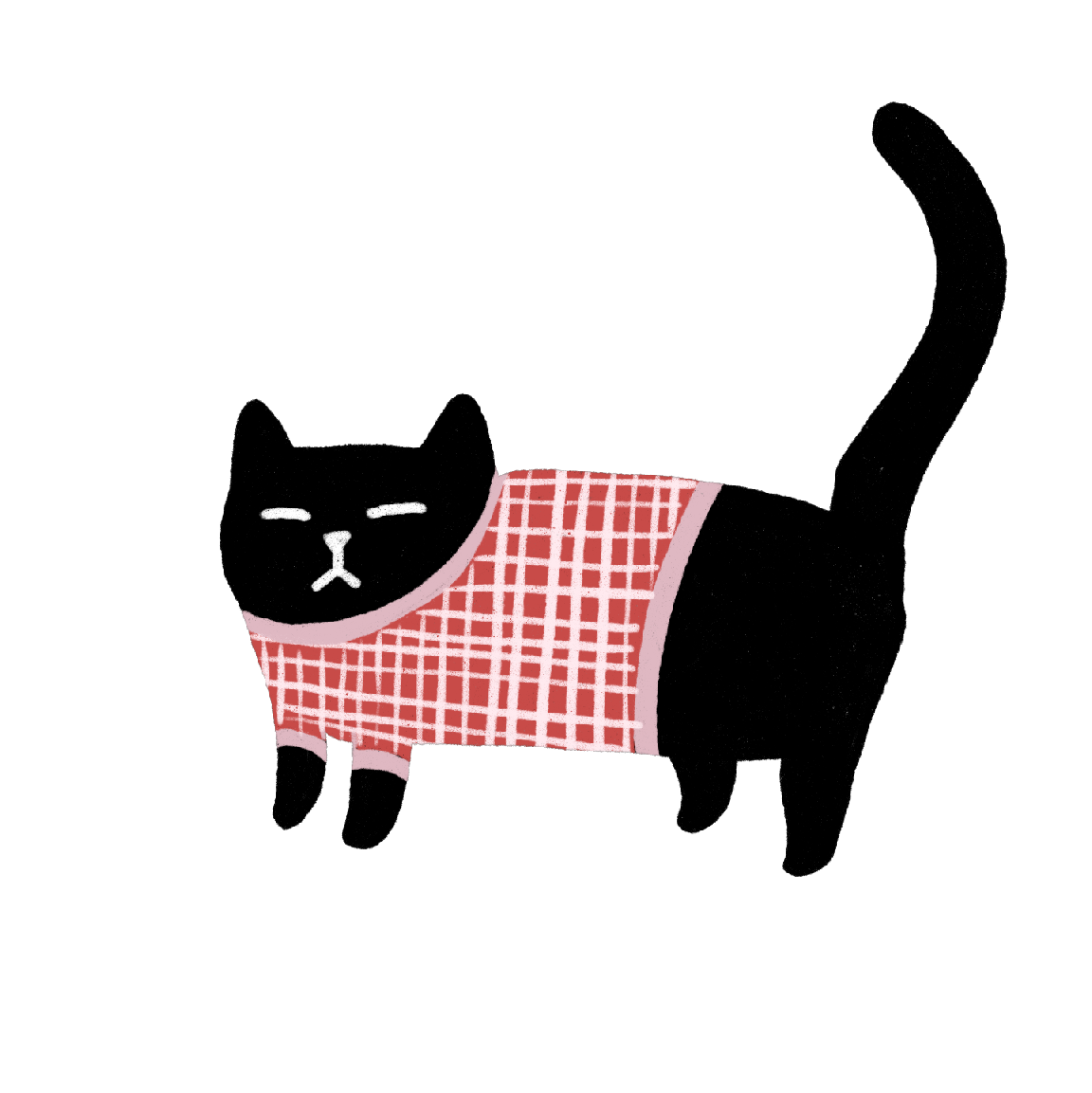 Sweater Cat Sticker
