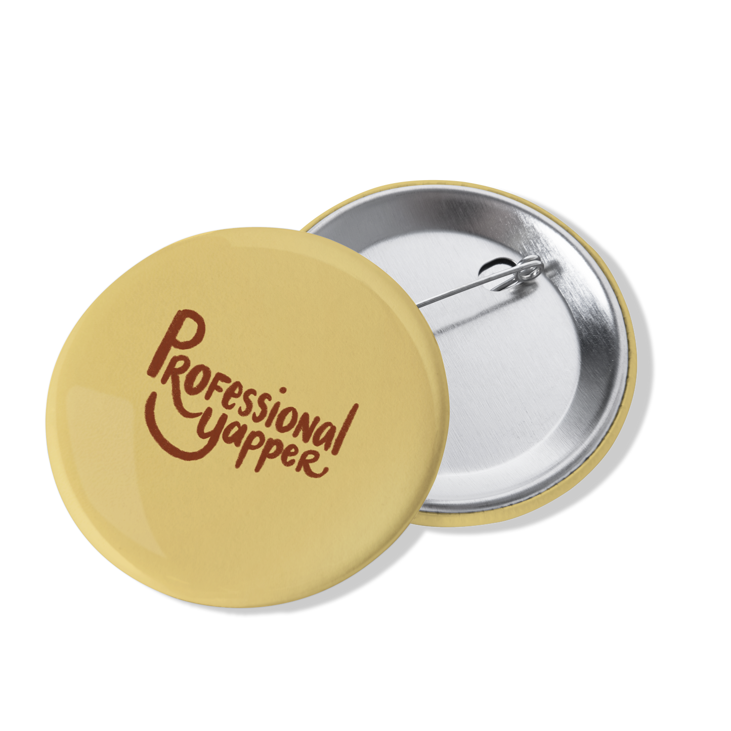 Professional Yapper Button Pin