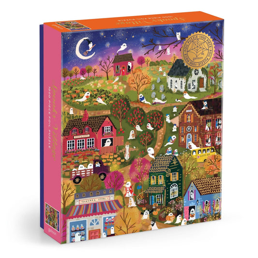 Joy Laforme Spooky Village 1000 Piece Foil Puzzle