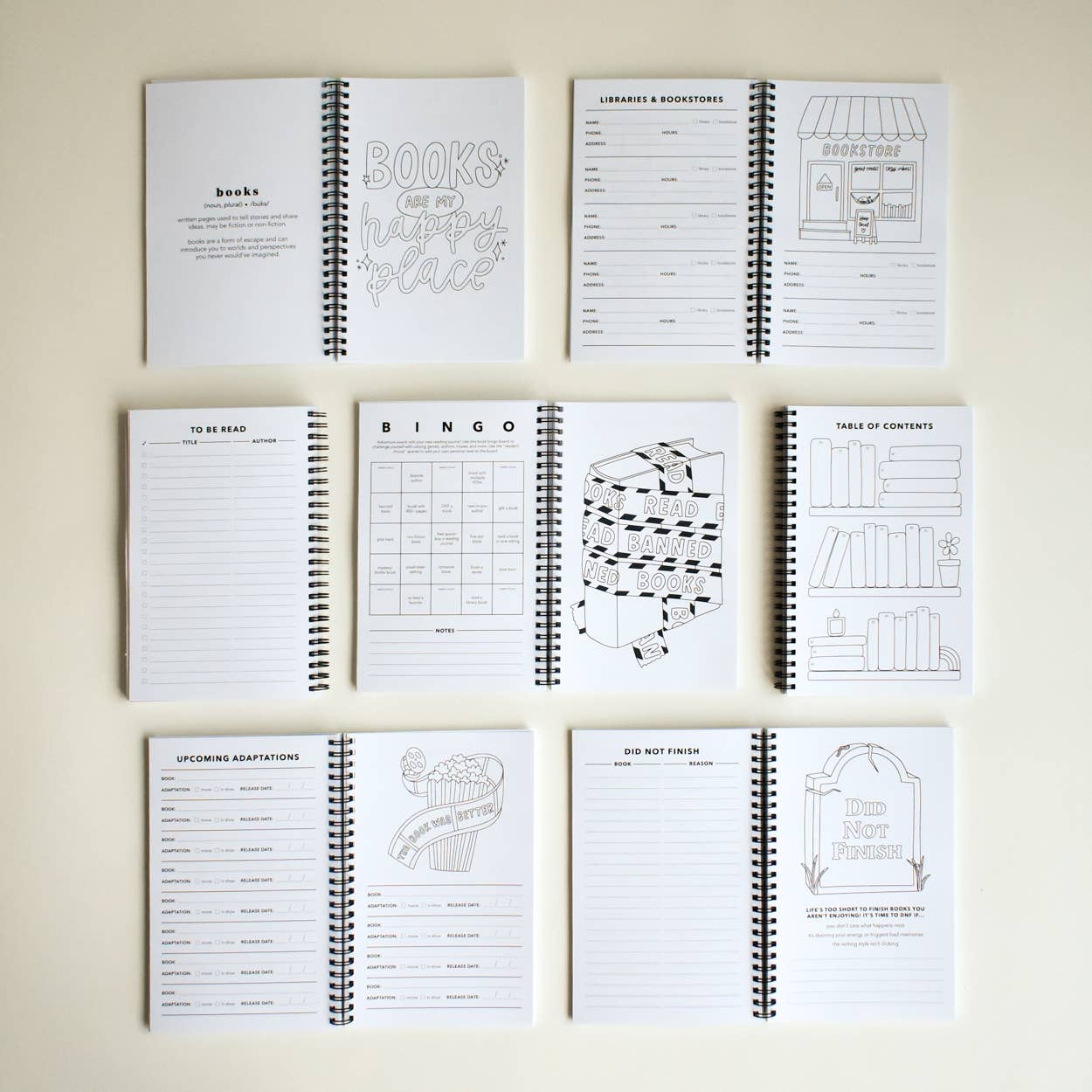 Book Review Reading Journal - Read More Books