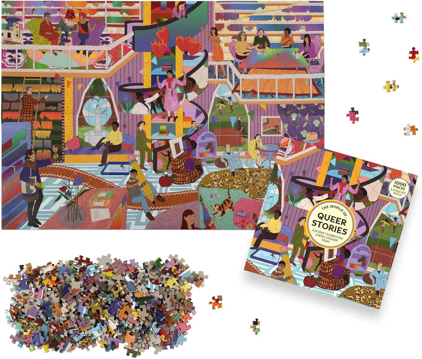 The World of Queer Stories 1000 Piece Puzzle