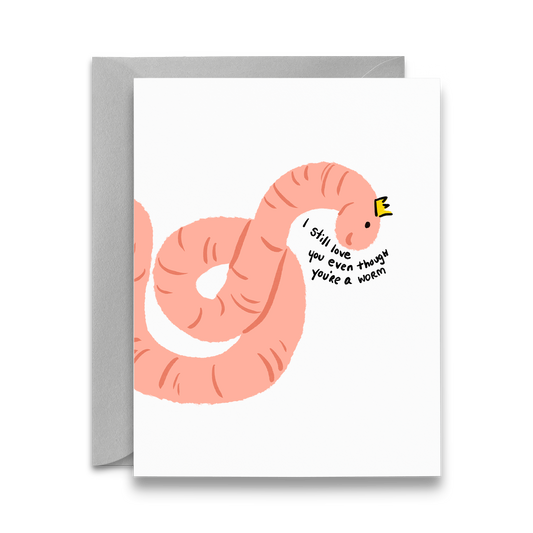 A Worm Greeting Card