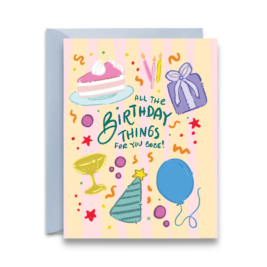 Birthday Things Card