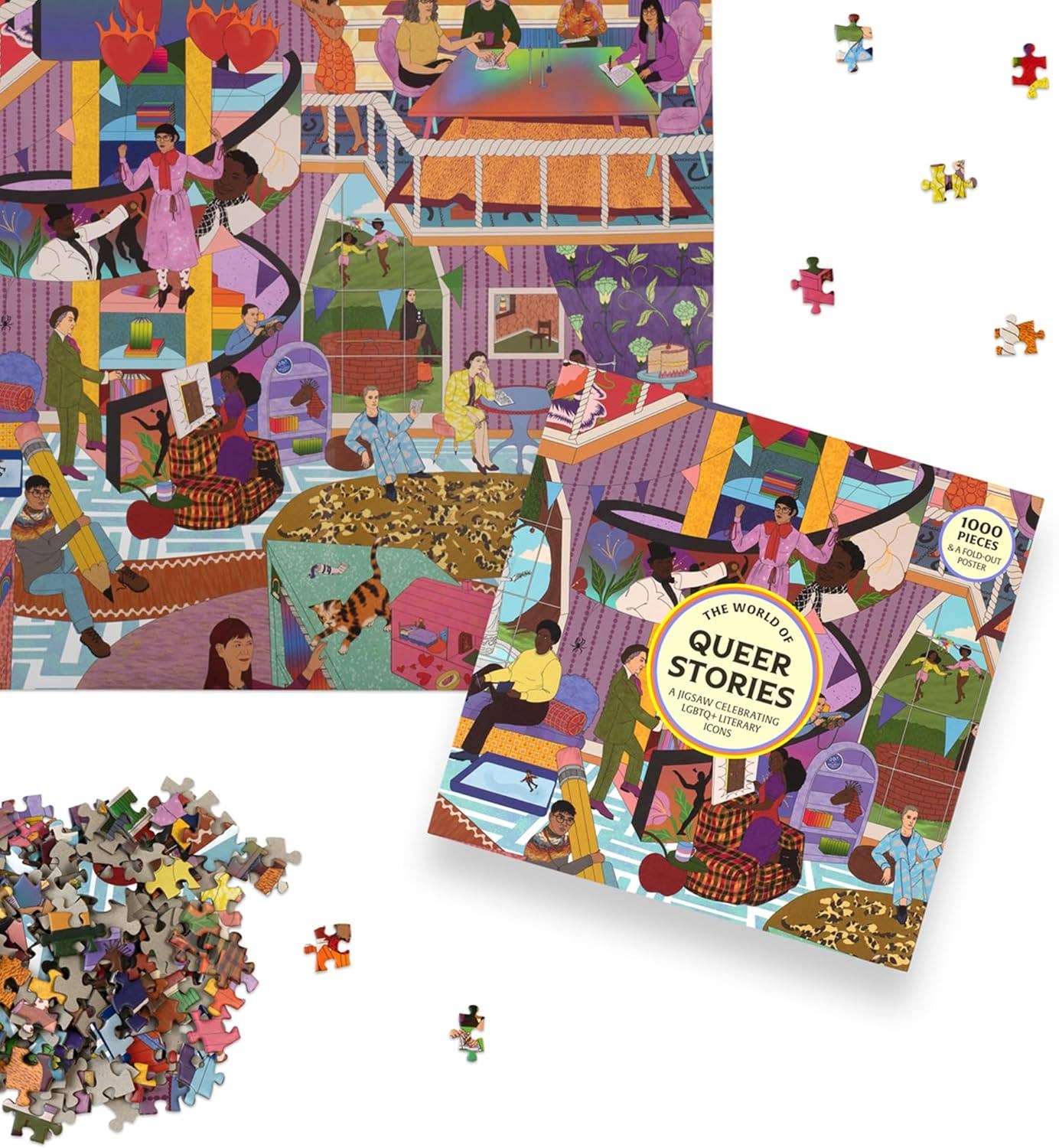 The World of Queer Stories 1000 Piece Puzzle
