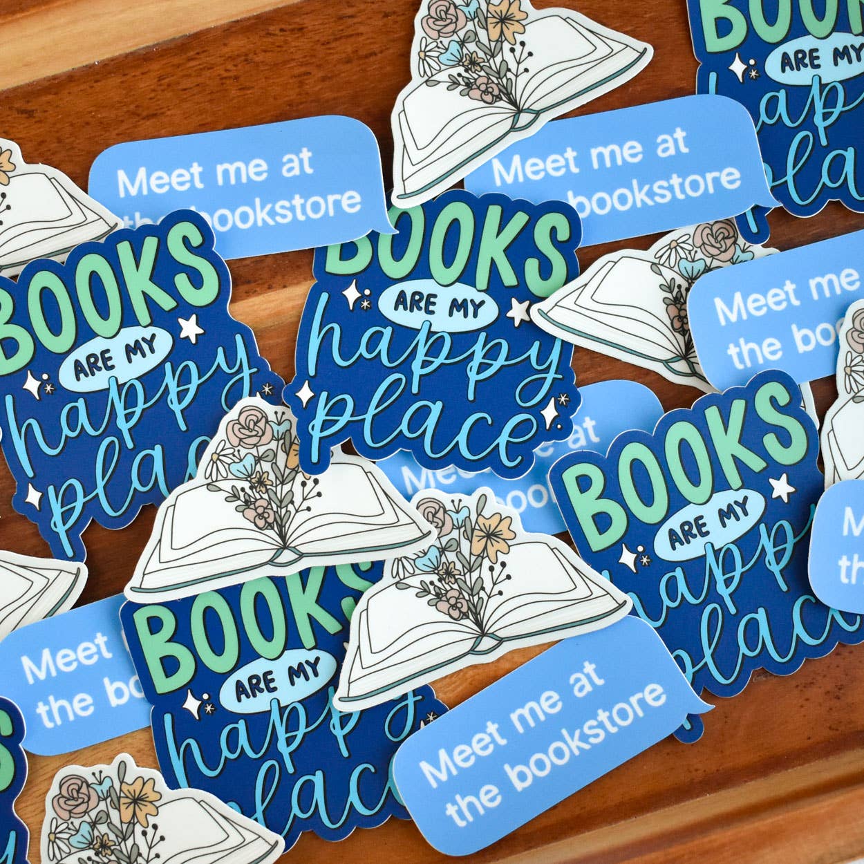 Meet Me At The Bookstore Sticker | Bookish Vinyl Sticker