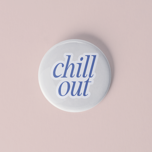 Chill Out Glass Magnet