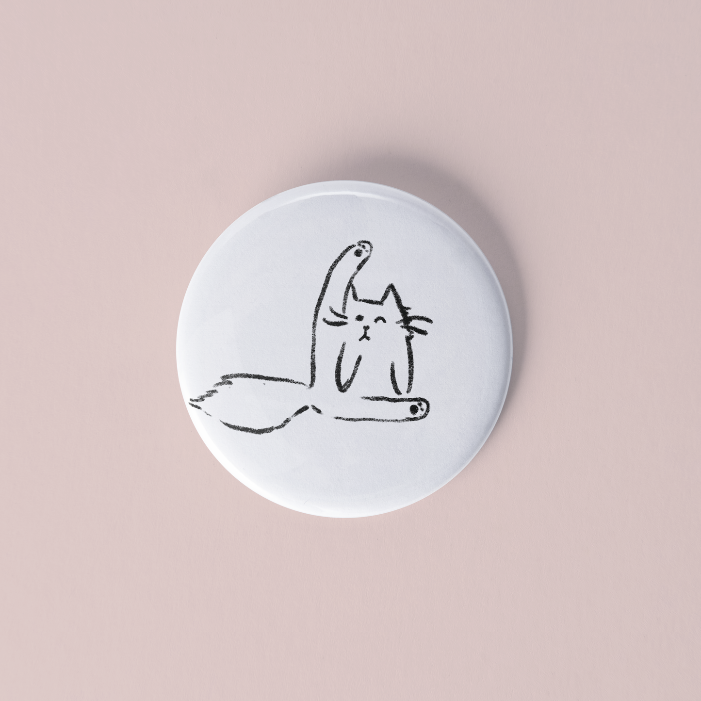 Clean Cat Glass Magnet