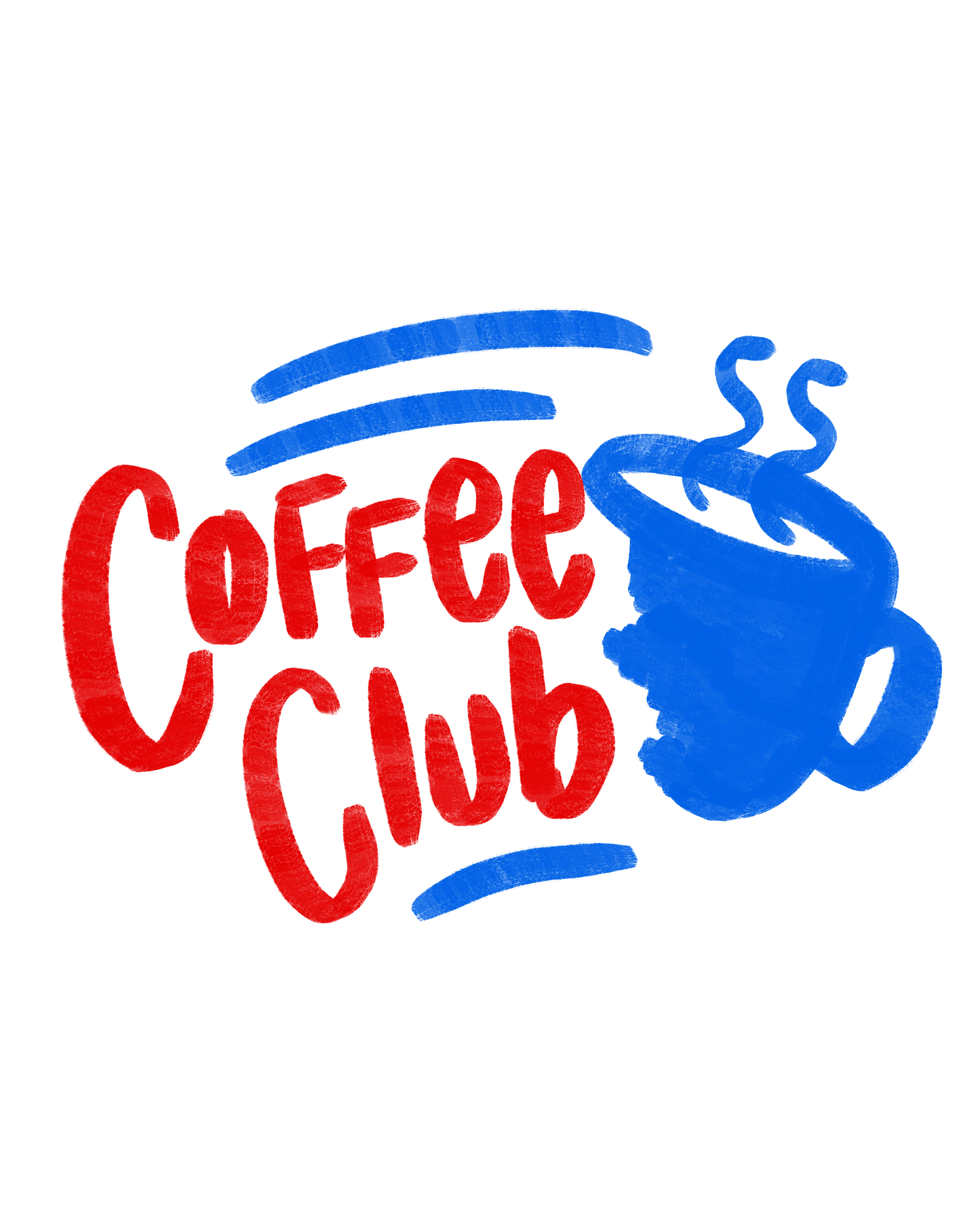 Coffee Club Sticker