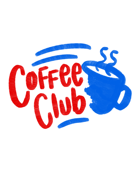 Coffee Club Sticker