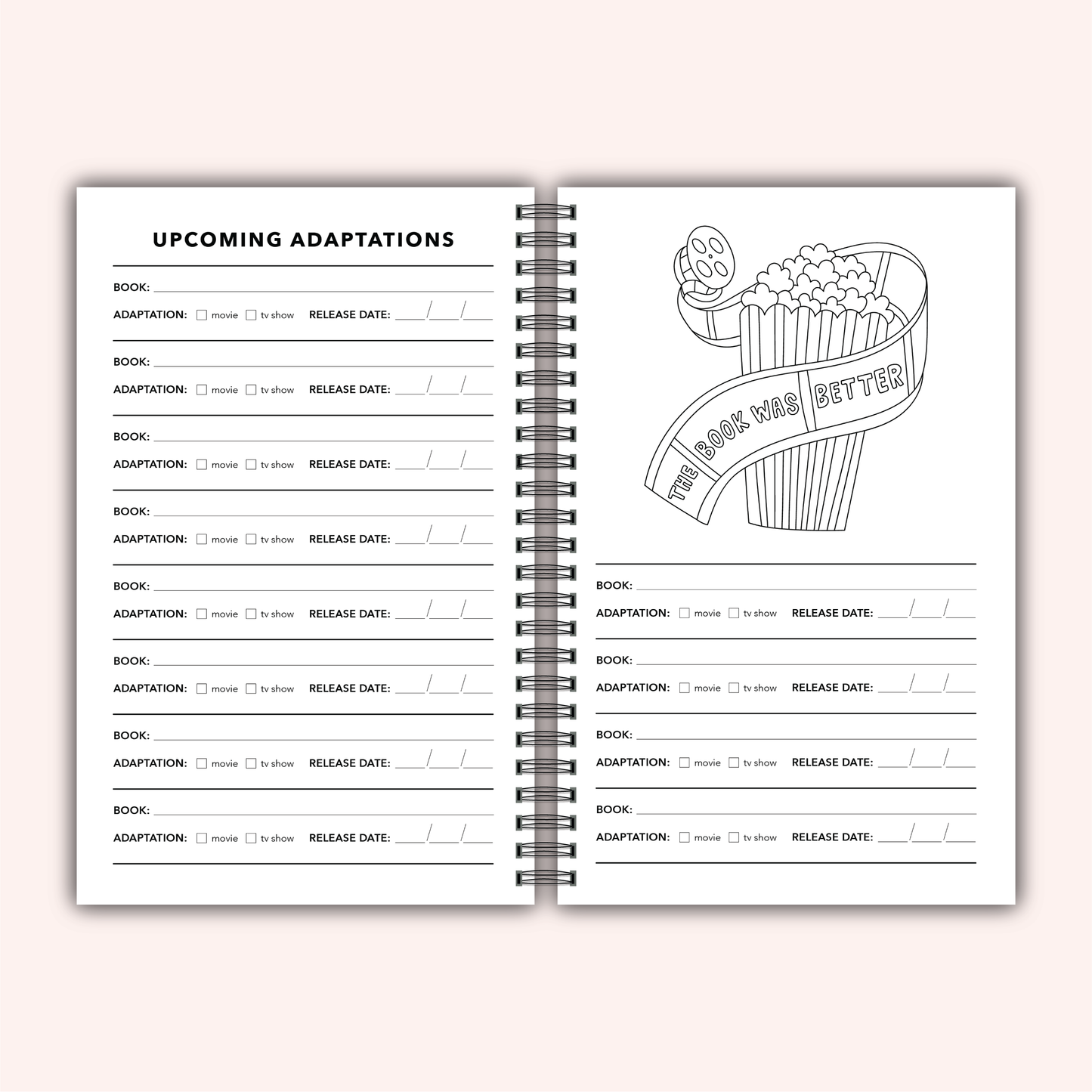 Book Review Reading Journal - Read More Books