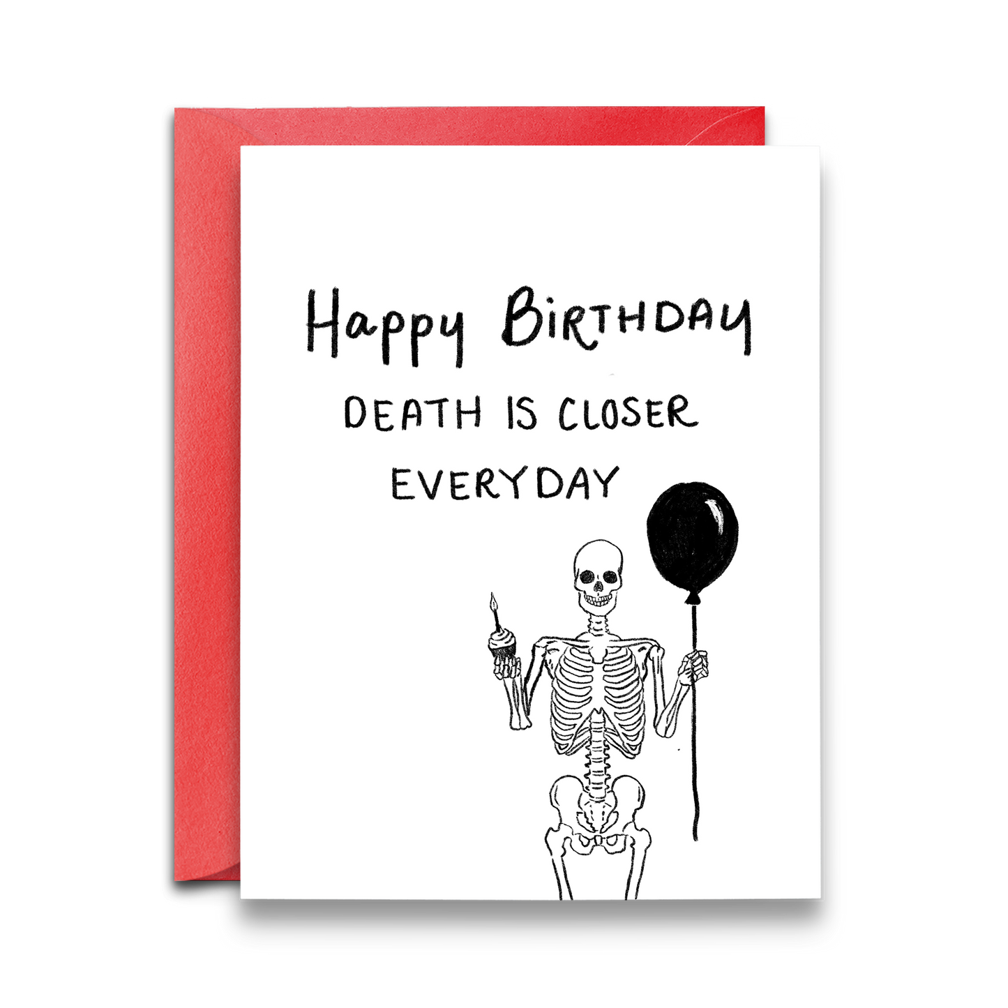 Death is Closer Birthday Card
