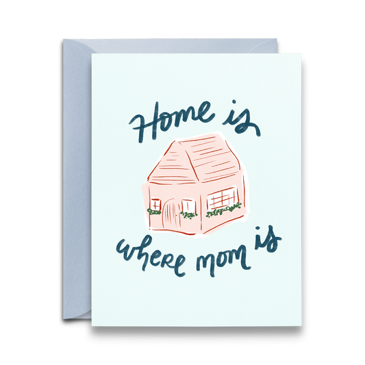 Home is where mom is Greeting Card