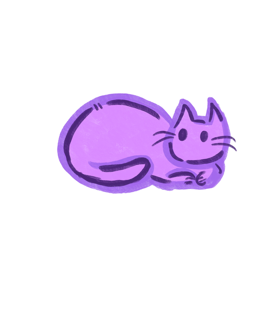 Lavendcer Kitten Sticker