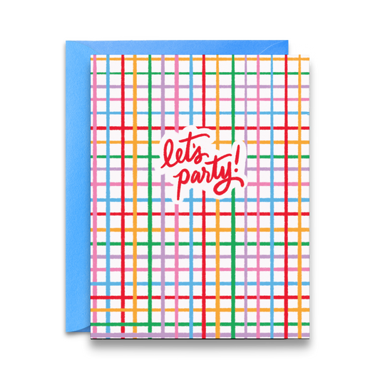 Lets Party Birthday Card