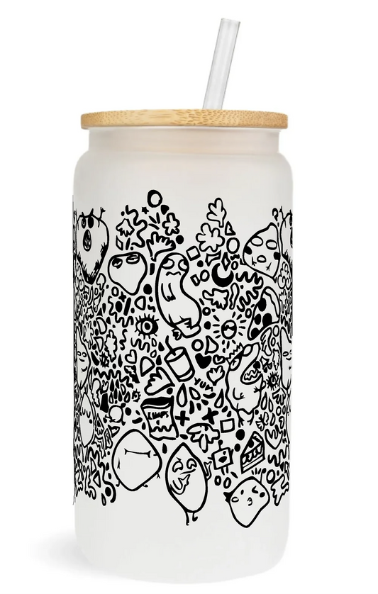 Lil Weird Guys Glass Can