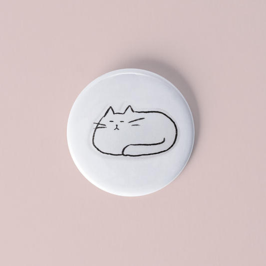 Loaf Cat Glass Magnet