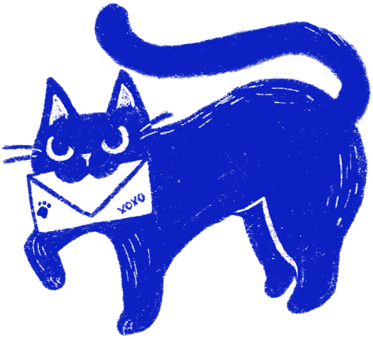 Mail Cat Sticker