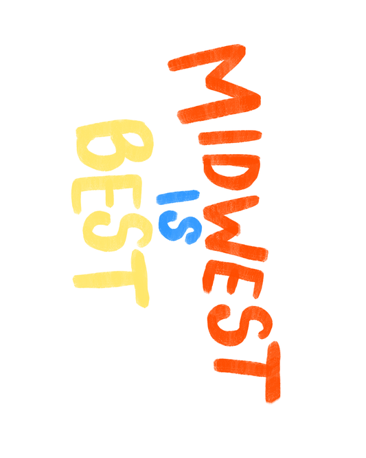 Midwest is Best Sticker