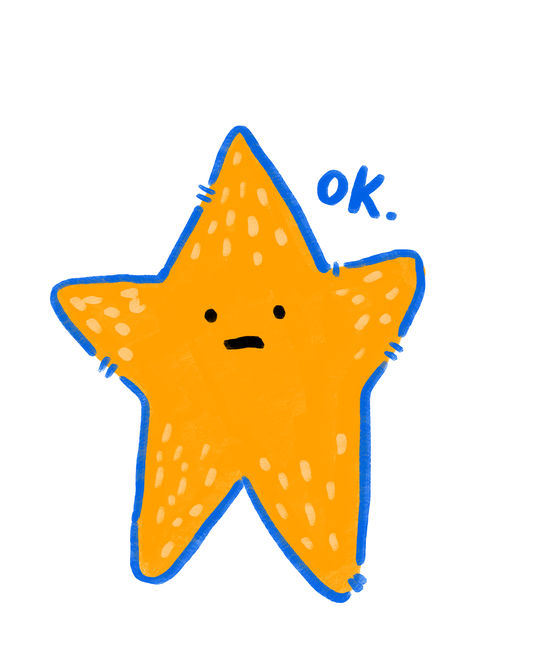 Ok Star Sticker