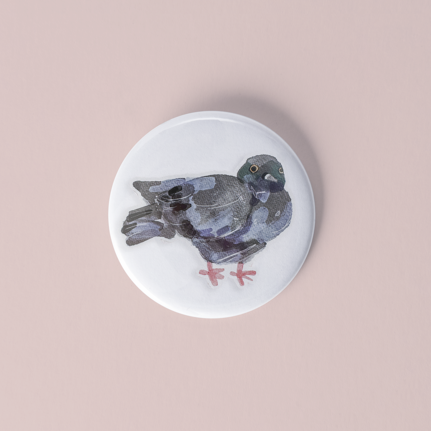 Pigeon Glass Magnet