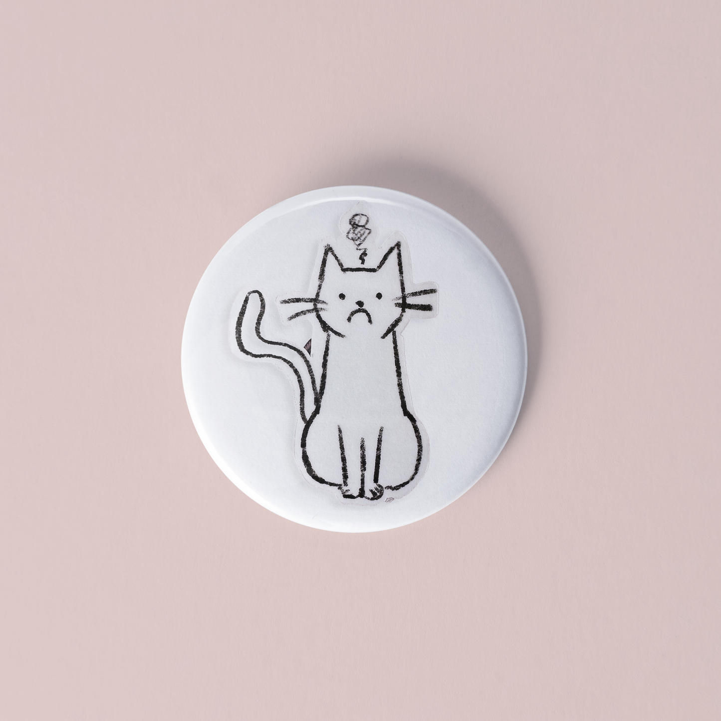 Pissy Cat Glass Magnet
