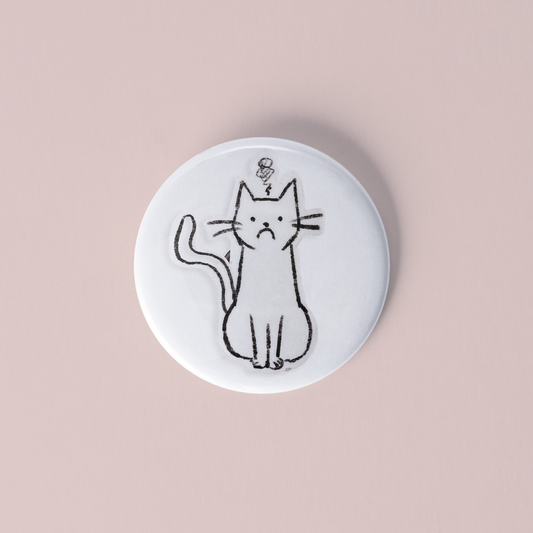Pissy Cat Glass Magnet