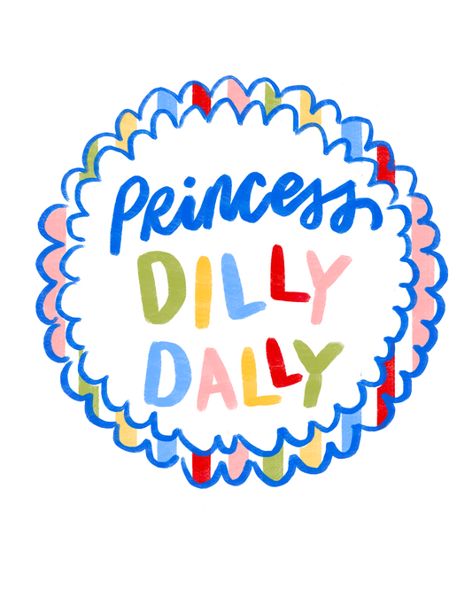 Princess Dilly Dally Sticker