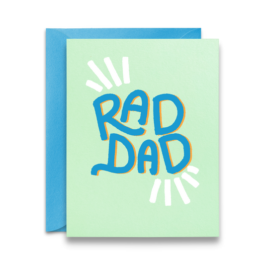 Rad Dad Greeting Card