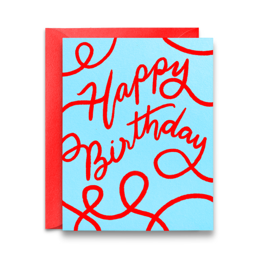 Birthday Squiggle Card