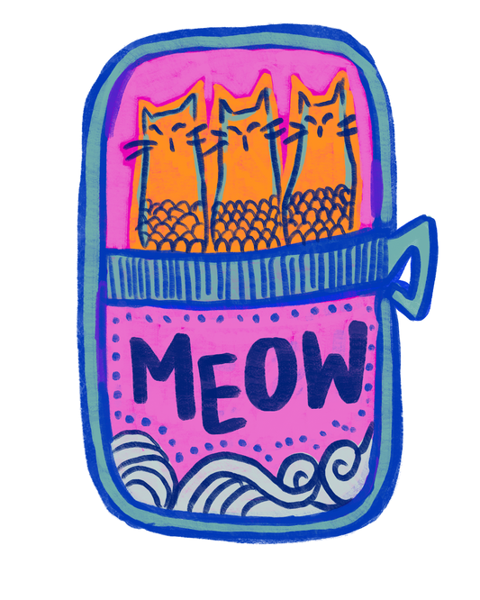 Tinned Kittens Sticker